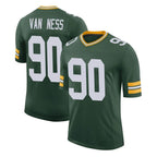 GB.Packers #90 Lukas Van Ness Player Green Limited Classic Home Game Gdoa Stitched Jerseys