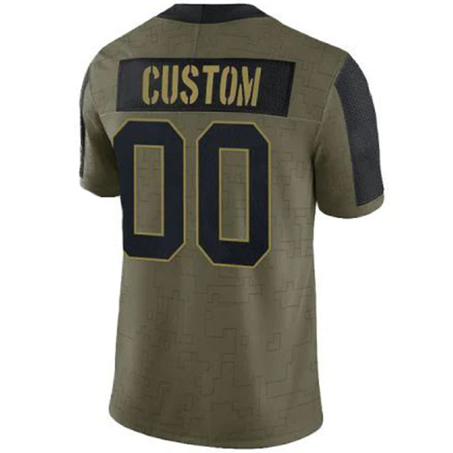 Custom A.Cardinals Olive Salute To Service Limited Gdoa Stitched Jerseys