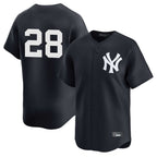 NY.Yankees #28 Austin Wells Player Navy Alternate Limited Fdoa Stitched Jerseys