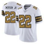 NO.Saints #22 Martin Emerson Jr. Player White Limited Color Rush Home Game Gdoa Stitched Jerseys