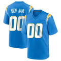 Custom LA.Chargers Blue Home Game Any Name & Numbers Gdoa Stitched Jerseys