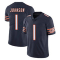 C.Bears #1 Jaylon Johnson Player Navy Vapor Untouchable Limited Home Game Gdoa Stitched Jerseys