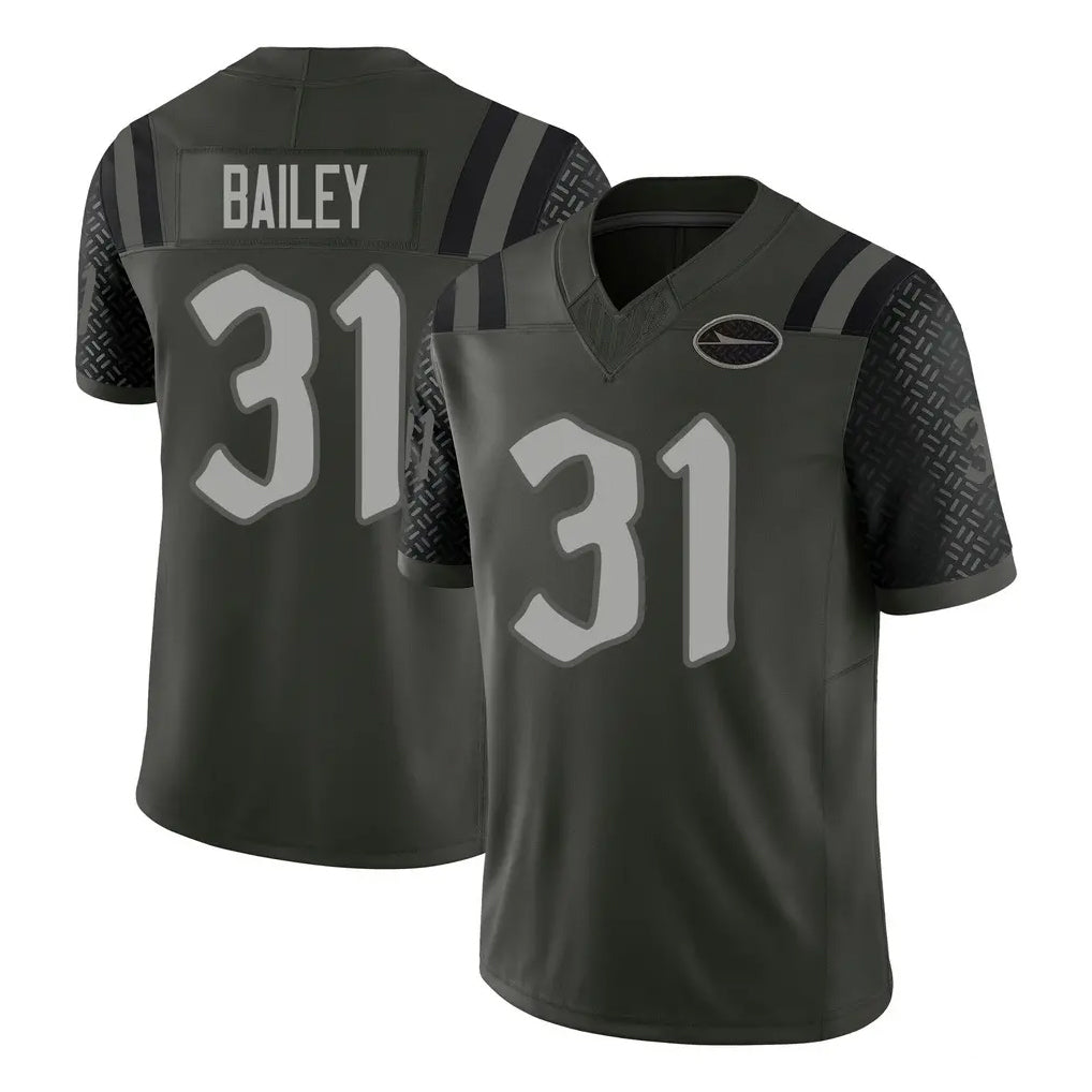 NY.Jets #31 David Bailey Player Green Limited 2025 Rivalries Collection Home Game Gdoa Stitched Jerseys