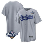 LA.Dodgers ## Dodgers Blank Player Gray Game Home World Series Fdoa Stitched Jerseys