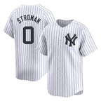 NY.Yankees #0 Marcus Stroman Player White Limited Home Fdoa Stitched Jerseys