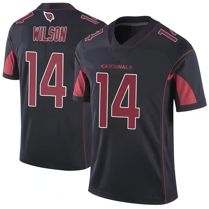 A.Cardinals #14 Michael Wilson Player Black Vapor Limited Elite Home Game Gdoa Stitched Jerseys