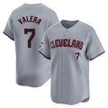 C.Guardians #7 George Valera Player Gray Road Limited Home Gdoa Stitched Jerseys