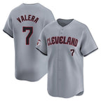 C.Guardians #7 George Valera Player Gray Road Limited Home Gdoa Stitched Jerseys