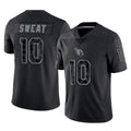 A.Cardinals #10 Josh Sweat Player Black RFLCTV Limited Home Game Gdoa Stitched Jerseys