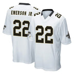 NO.Saints #22 Martin Emerson Jr. Player White Home Game Gdoa Stitched Jerseys