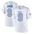 B.Bills #9 Bradley Chubb Player White Rivalries Collection Game Gdoa Stitched Jerseys
