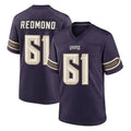 MN.Vikings #61 Jalen Redmond Player Purple 2026 Rivalries Collection Home Game Gdoa Stitched Jerseys