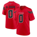 H.Texans #0 Azeez Al-Shaair Player Red Alternate Home Game Gdoa Stitched Jerseys