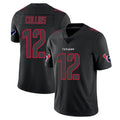H.Texans #12 Nico Collins Player Black Impact Limited Game Gdoa Stitched Jerseys