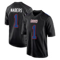 NY.Giants #1 Malik Nabers Player Carbon Fashion Limited Home Game Gdoa Stitched Jerseys