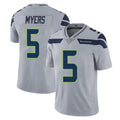 S.Seahawks #5 Jason Myers Player Gray Limited Vapor Untouchable Home Game Gdoa Stitched Jerseys