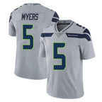 S.Seahawks #5 Jason Myers Player Gray Limited Vapor Untouchable Home Game Gdoa Stitched Jerseys