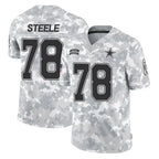 D.Cowboys #78 Terence Steele Player Arctic Camo Salute to Service Limited Home Game Gdoa Stitched Jerseys