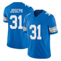 D.Lions #31 Kerby Joseph Player Blue Limited Vapor F.U.S.E. Alternate Home Game Gdoa Stitched Jerseys