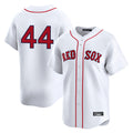 B.Red Sox #44 Aroldis Chapman Player White Limited Home Game Gdoa Stitched Jerseys