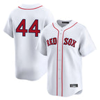 B.Red Sox #44 Aroldis Chapman Player White Limited Home Game Gdoa Stitched Jerseys