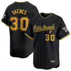 P.Pirates #30 Paul Skenes Player Black Home Limited Fdoa Stitched Jerseys