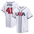 M.Twins #41 Joe Ryan Player White USA 2026 World Classic Limited Home Fdoa Stitched Jerseys