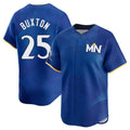 M.Twins #25 Byron Buxton Player Royal City Connect Limited Home Fdoa Stitched Jerseys