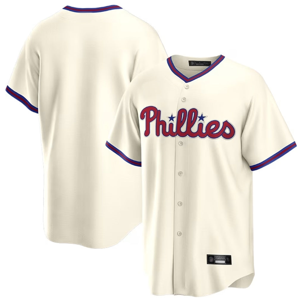 P.Phillies ## Phillies Blank Player Cream Home Game Fdoa Stitched Jerseys