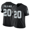 LV.Raiders #20 Isaiah Pola-Mao Player Black Limited Vapor F.U.S.E. Home Game Gdoa Stitched Jerseys