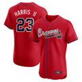 A.Braves #23 Michael Harris II Player Red Limited Elite Home Game Gdoa Stitched Jerseys