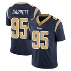LA.Rams #95 Myles Garrett Player Navy Limited Vapor Untouchable Home Game Gdoa Stitched Jerseys