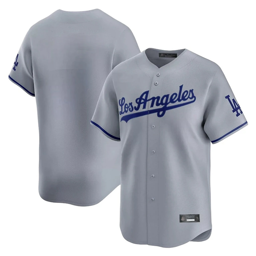 LA.Dodgers ## Dodgers Blank Player Gray Limited Game Fdoa Stitched Jerseys