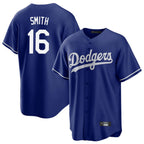 LA.Dodgers #16 Will Smith Player Royal Game Fdoa Stitched Jerseys