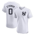 NY.Yankees #0 Marcus Stroman Player White Limited Elite Home Fdoa Stitched Jerseys