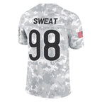 C.Bears #98 Montez Sweat Player Arctic Camo Salute to Service Limited Gdoa Stitched Jerseys