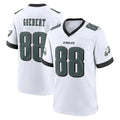 P.Eagles #88 Dallas Goedert Player White Game Home Gdoa Stitched Jerseys