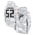 A.Falcons #52 Samson Ebukam Player Camo Arctic Salute to Service Hoodies Limited Gdoa Stitched Jerseys