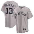 NY.Yankees #13 Jazz Chisholm Jr Player Gray Game Home Fdoa Stitched Jerseys