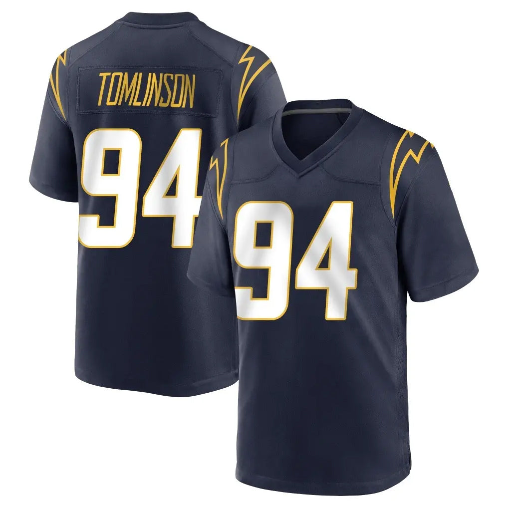 LA.Chargers #94 Dalvin Tomlinson Player Navy Home Game Gdoa Stitched Jerseys