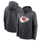 KC.Chiefs ## Chiefs Blank Player Gray LoGo Pullover Hoodies Limited Gdoa Stitched Jerseys