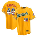 Athletics #40 Luis Severino Player Gold USA 250 Fourth of July Home Game Gdoa250Ys Stitched Jerseys