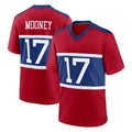 NY.Giants #17 Darnell Mooney Player Red Century Home Game Gdoa Stitched Jerseys