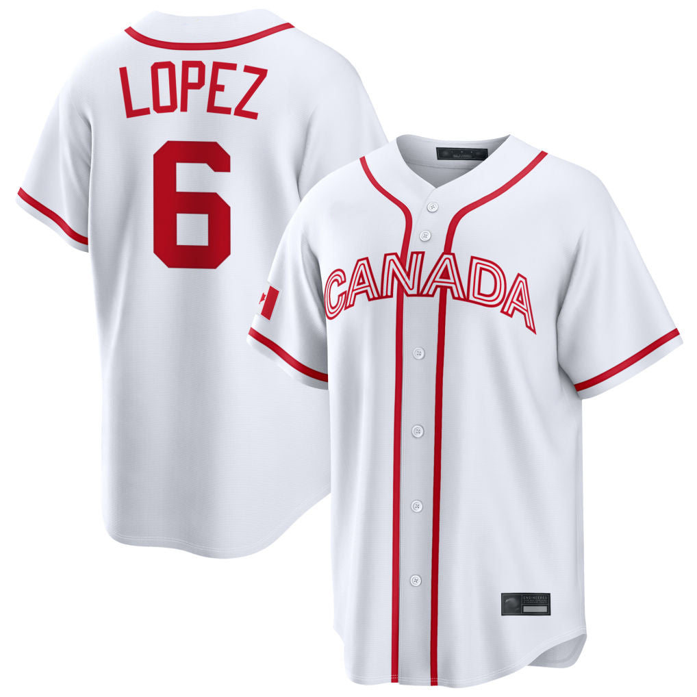 M.Marlins #6 Otto Lopez Player White 2026 World Classic Home Pick-A-Player Fdoa Stitched Jerseys