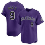 C.Rockies #9 Brenton Doyle Player Purple Limited Home Gdoa Stitched Jerseys