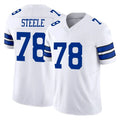 D.Cowboys #78 Terence Steele Player White Limited Vapor F.U.S.E. Home Game Gdoa Stitched Jerseys