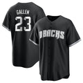A.Diamondbacks #23 Zac Gallen Player Black Game Home Gdoa Stitched Jerseys
