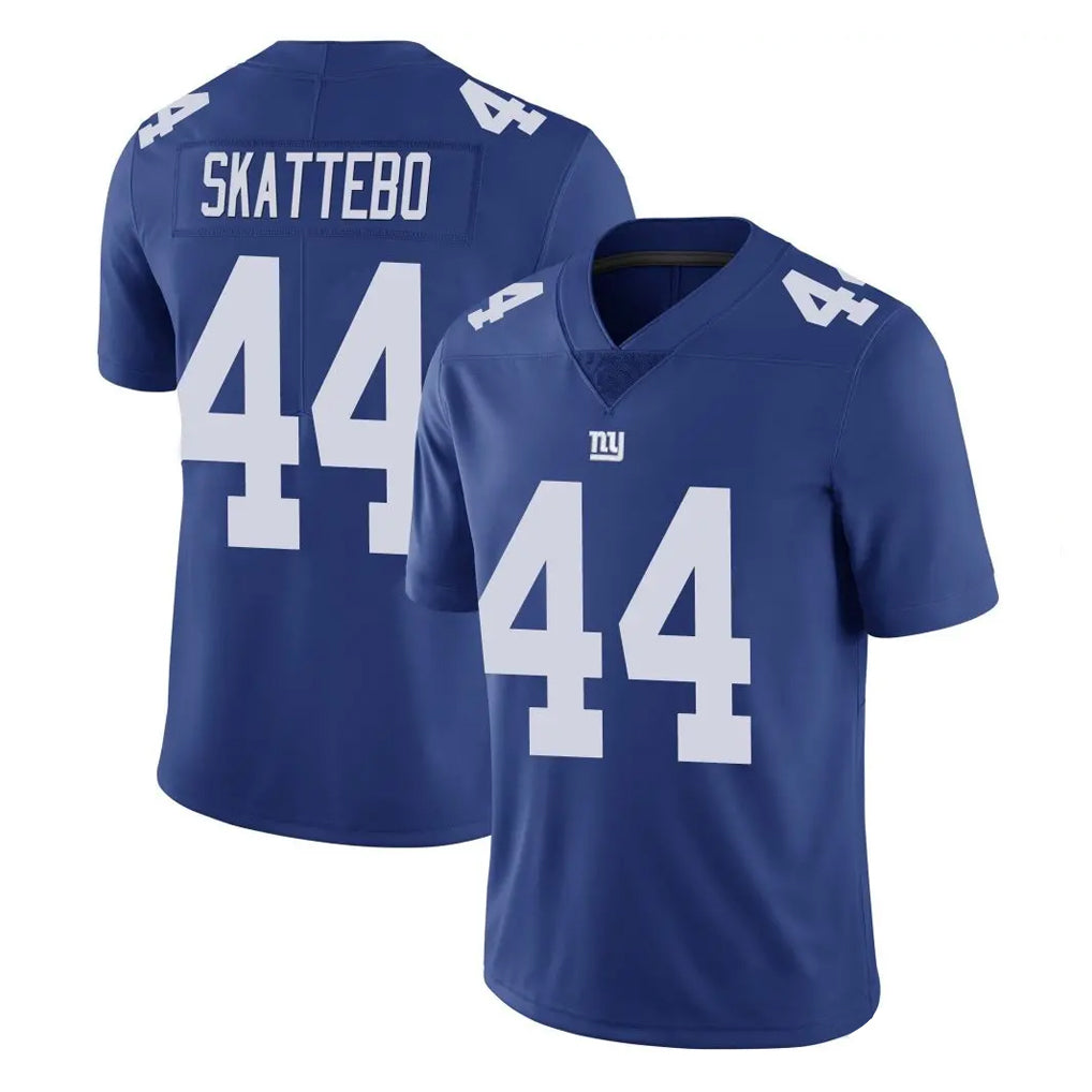 NY.Giants #44 Cam Skattebo Player Royal Limited Vapor Untouchable Home Game Gdoa Stitched Jerseys