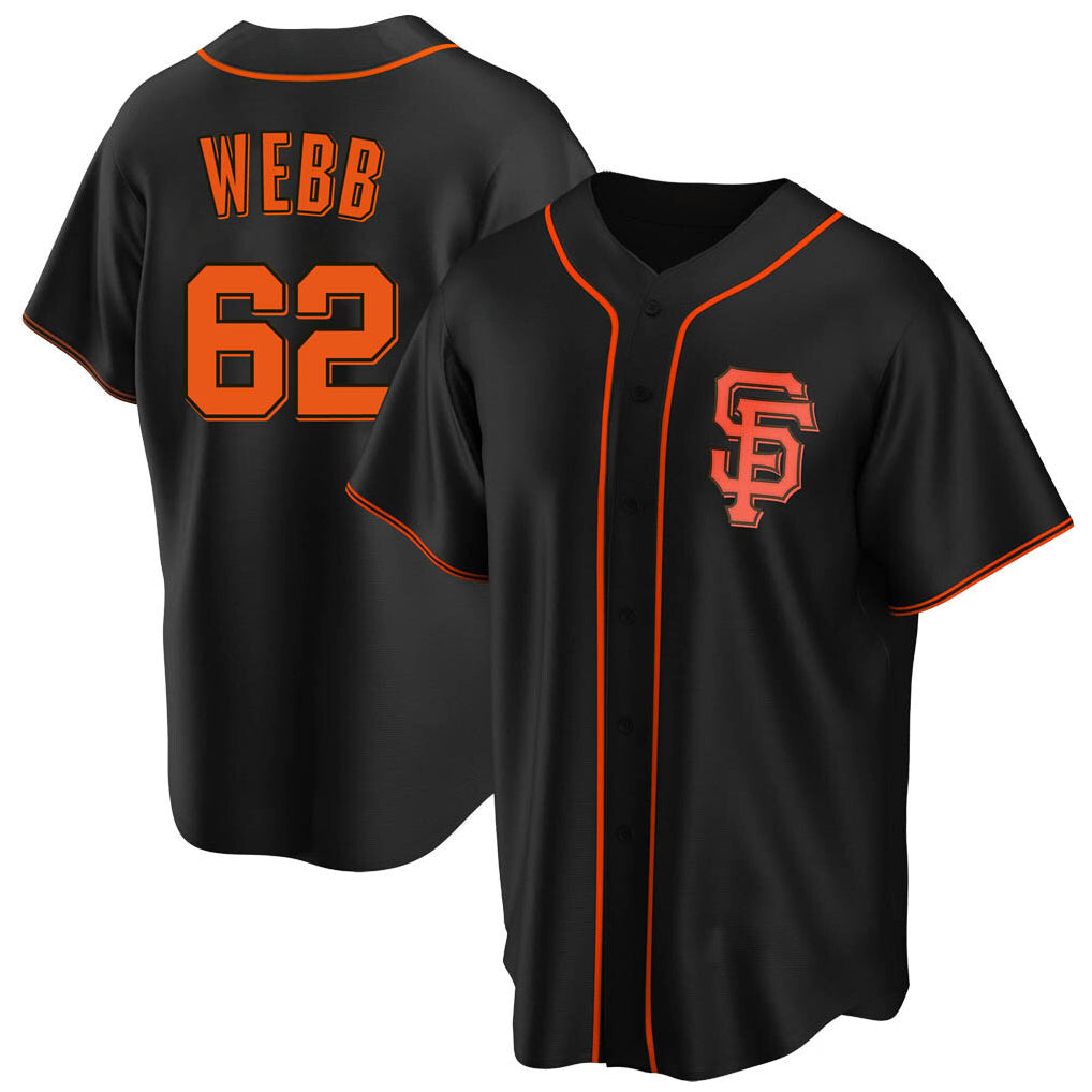 SF.Giants #62 Logan Webb Player Black Home Game Fdoa Stitched Jerseys
