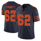 C.Bears #62 Joe Thuney Player Navy Blue Alternate Vapor Untouchable Limited Gdoa Stitched Jerseys